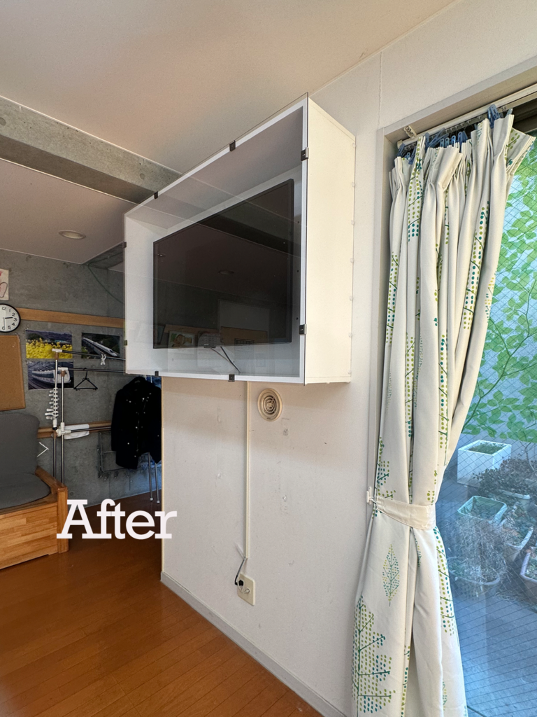 国立　壁掛けテレビ